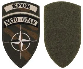 Klettabzeichen, "KFOR", NATO-OTAN, neuw.