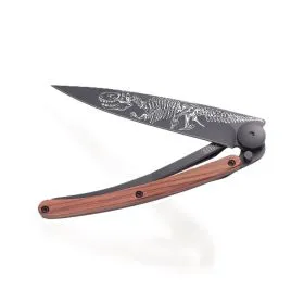 Deejo Klappmesser - T-REX Korallenholz 37g
