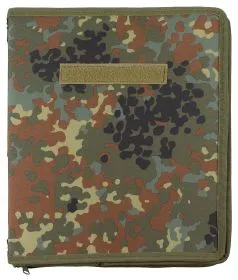 Schreibmappe, flecktarn, A4