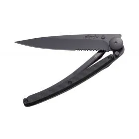 Deejo Klappmesser - composite schwarz "Einhand" 37g