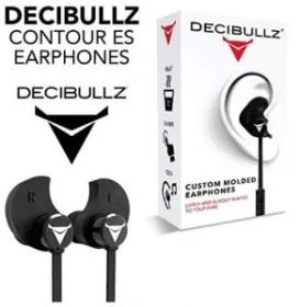 Decibullz - Custom Molded Contour ES In-ear Headphones schwarz