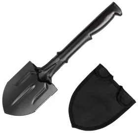 Feldspaten, Nylonstiel, schwarz