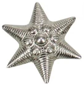 Ungar. Metallabzeichen, silber, "Stern", neuw.