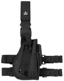 Pistolenbeinholster, rechts, schwarz
