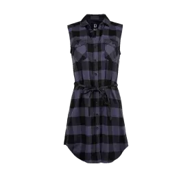 Brandit - Women Gracey Longshirt Sleeveless black/grey