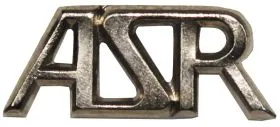 CZ/SK Metallabzeichen, silber, "ASR", neuw.