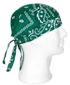 Headwrap, paisley-oliv