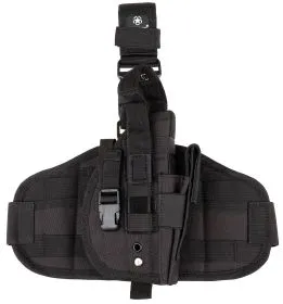 Pistolenbeinholster, "MOLLE", rechts, schwarz