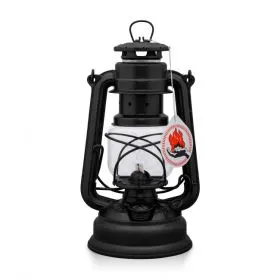 Feuerhand - Sturmlaterne 276 mattschwarz