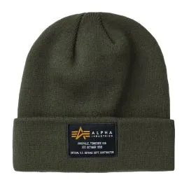 Alpha Industries - Crew Beanie (dark olive)