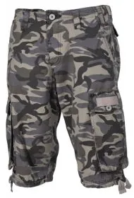 Bermuda, "Trinity", combat camo, PT, vintage trash wash