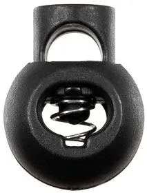 Kordelstopper, schwarz, 10 Stk. im Pack
