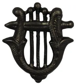 CZ/SK Metallabzeichen, bronze, "Musikkorps", neuw.