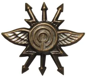 CZ/SK Metallabzeichen, bronze, "Verbindungsoffizier", neuw.