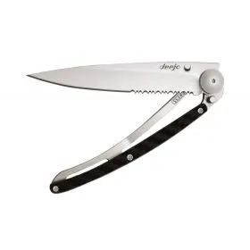 Deejo Klappmesser - composite grau "Einhand" 37g