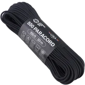 Atwood Rope MFG - 550 Paracord 30m (schwarz)