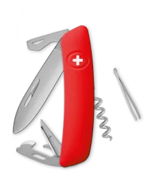 SWIZA Taschenmesser D03 AllMatt - leuchtrot