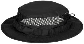 Buschhut, "Mesh Boonie", schwarz