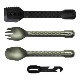 Gerber - Campingbesteck-Set Compleat, flat sage