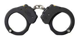 ASP - Handschelle Ultra Plus Cuff mit Kette aus Aluminium (schwarz)