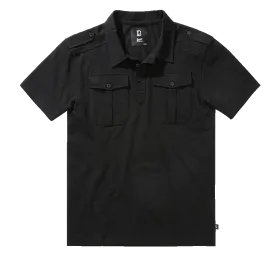 Brandit - Jon Poloshirt Short Sleeve black
