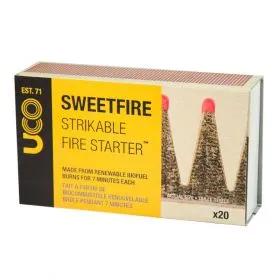 UCO Gear - Sweetfire Fire Starter (Feuerstarter) 20 Stück