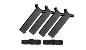 Disc-O-Bed - Bunk-Kit 4-er Set Zusatzstücke + 2 Sicherheitsriemen (zum Etagenbett-Ausbau)