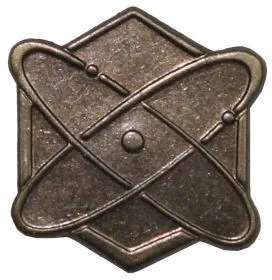CZ/SK Metallabzeichen, bronze, "Wissenschaftler", neuw.