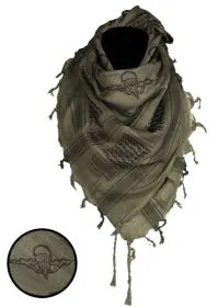 Halstuch "Shemagh" Paratrooper - oliv-schwarz, 110x110cm