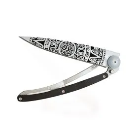 Deejo Klappmesser - Aztekische Sonne Ebenholz 37g