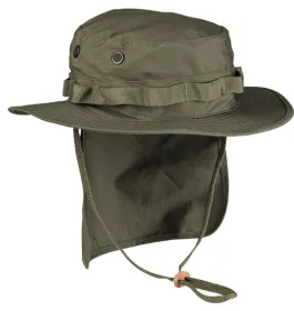 Brit. Buschhut "Boonie" mit Nackenschutz (oliv)