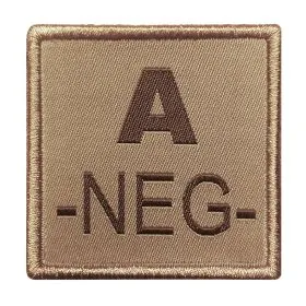 A10 Equipment - Patch Blutgruppe A- (tan)