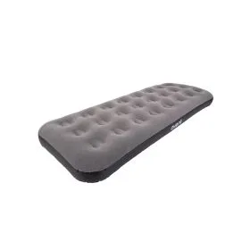 Jilong - Luftbett für 1 Person mit integrierter Fusspumpe grau (191 x 73 x 22 cm)