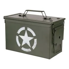 Munitionskiste Kal. 50mm - US Armee Stern (oliv)