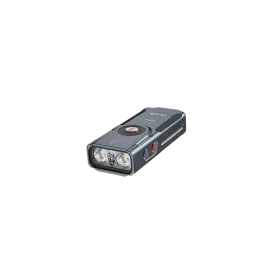 Fenix - E06R Schlüsselanhänger-Taschenlampe mit UV & Laser, grau (700 Lumen)
