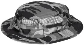 Buschhut, "Mesh Boonie", grey camo