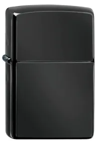 Zippo Feuerzeug - High Polish Black (schwarz poliert)