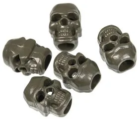 Kordelstopper Skull - oliv