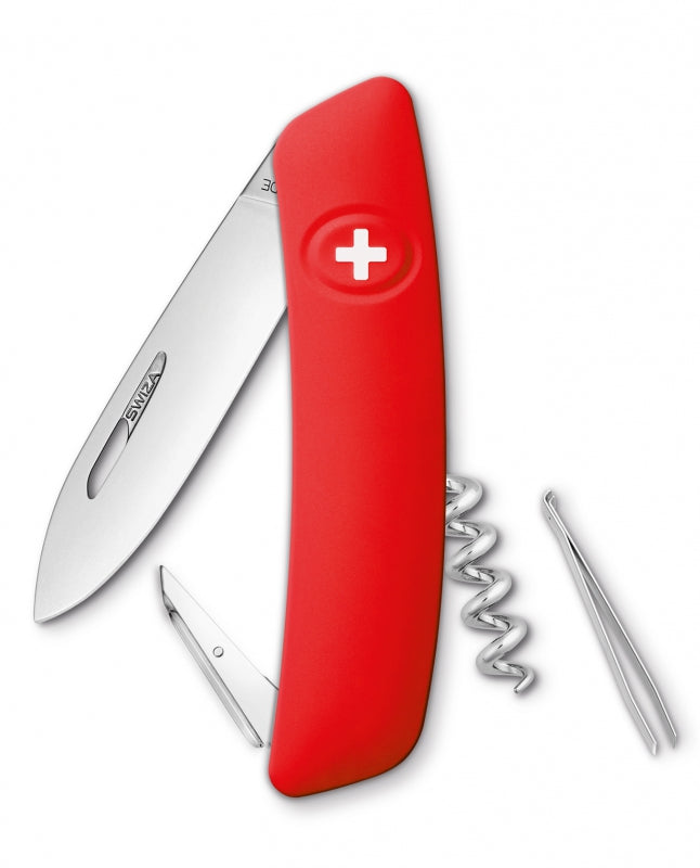 Taschenmesser D01 - leuchtrot
