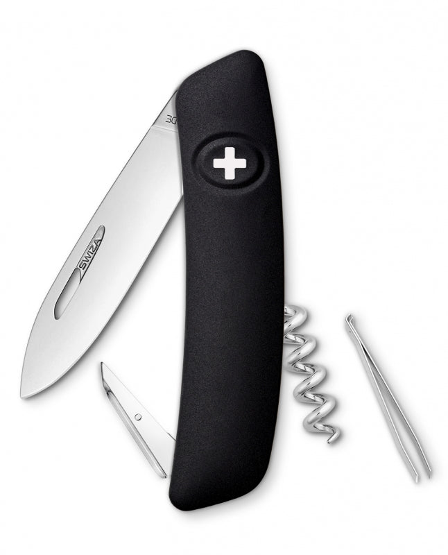 Taschenmesser D01 - graphitschwarz