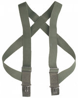 Hosenträger mit Haken, oliv, neuwertig