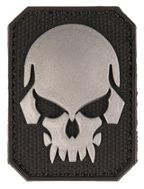 Klettabzeichen 3D skull small - schwarz