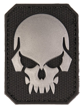 Klettabzeichen 3D skull small - schwarz