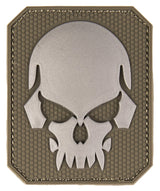 Klettabzeichen 3D skull large - oliv