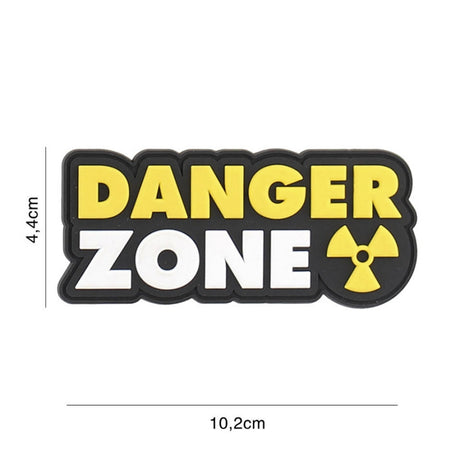 Klettabzeichen Danger Zone - gelb