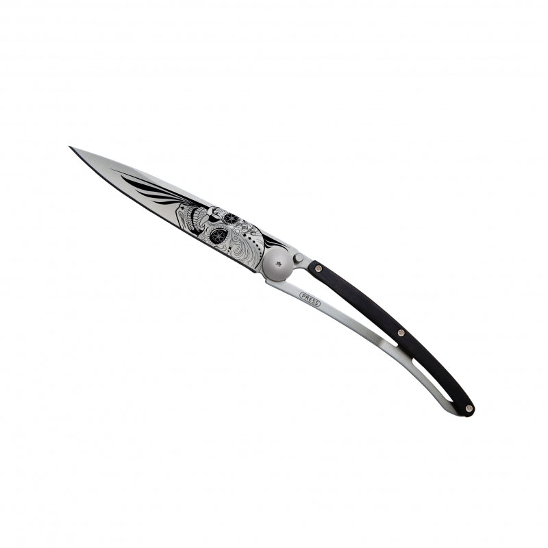Klappmesser - Tattoo Totenkopf grau 37g