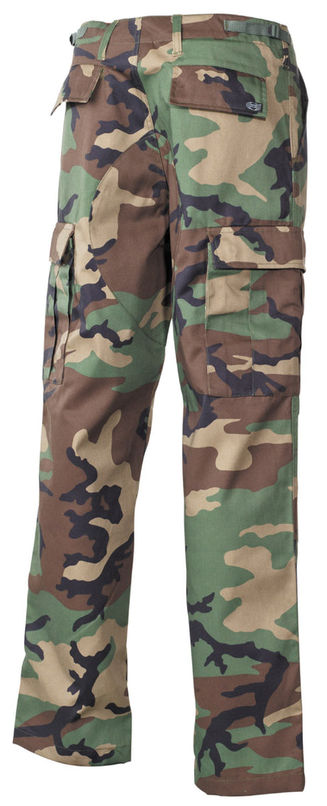US Kampfhose, BDU, woodland, Knie- und Gesässverstärkung