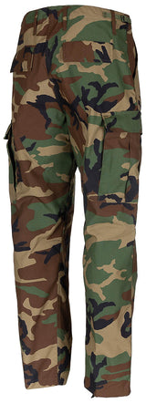 US Kampfhose, BDU, Rip Stop, woodland