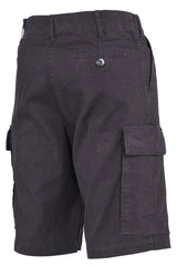 BW Moleskin Bermuda, schwarz- stonewashed