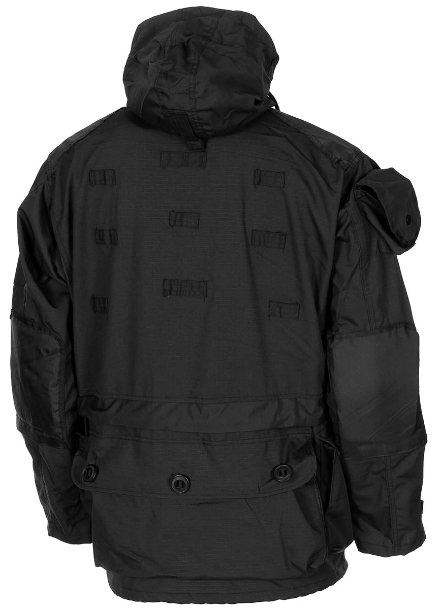 Kommandojacke, "Smock", Rip Stop, schwarz
